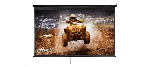 Nástěnné projekční plátno AVELI, 221x125cm (16:9) 100", černý tubus