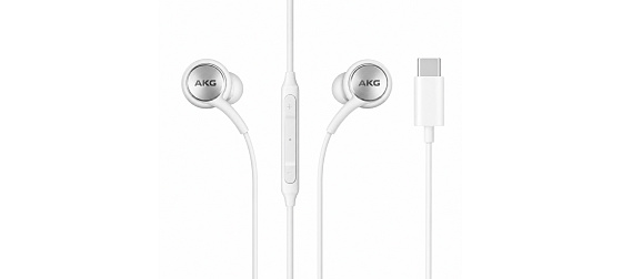 Samsung stereo sluchátka EO-IC100BWE, USB-C, bílá