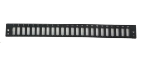 Čelo optické vany 24xSC duplex pro OPVANA1UN-BLACK