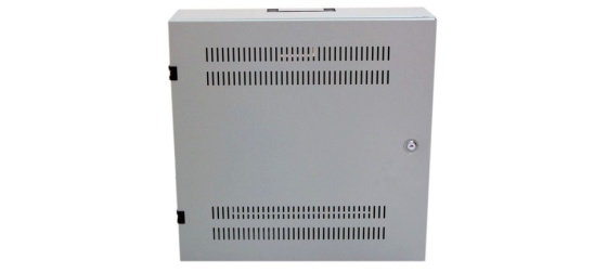 LEXI-Net 19" nástěnný vertikální rozvaděč SOHO 2U+4U 540x170, perforované dveře, šedý