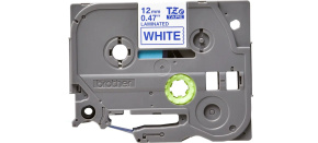 BROTHER TZE233 - kazeta TZ šířky 12mm, laminovaná TZE-233, bílá/modré písmo