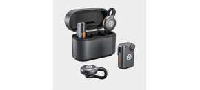 Hollyland LARK M2S Mini Combo  Wireless Lavalier Microphone Mini Combo (Space Gray)