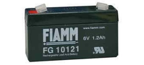 Baterie - Fiamm FG10121 (6V/1,2Ah - Faston 187), životnost 5let