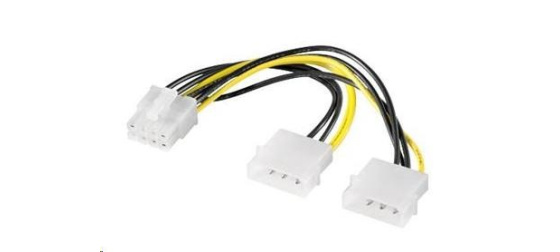 PREMIUMCORD Napájecí redukce 2x MOLEX PCI-e 8pin