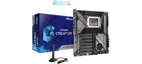 ASRock MB Sc sWRX8 WRX80 Creator R2.0, AMD WRX8, 8xDDR4, 1xVGA, WiFi, eATX ASRock MB Sc sWRX8 WRX80 Creator R2.0, AMD WRX8, 8xDDR4, 1xVGA, WiFi, eATX