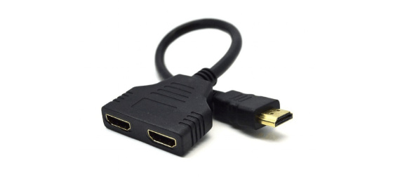 GEMBIRD Dat přepínač  HDMI splitter, pasivní, kabel, 2 cesty