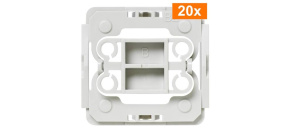 Homematic IP  Adaptér Berker B2, set 20ks - EQ3-ADA-B2-20