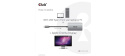 Club3D Aktivní adaptér USB-C na DVI-D Dual Link 4K30Hz (HDCP OFF) – pro Apple Cinema Display