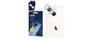 3mk HARDY Lens Protection Pro pro iPhone 15/15 Plus Silver