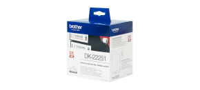 BROTHER DK-22251 (papírová role červeno-černá na bílém podkladu) 62mm x 15,24m BROTHER DK-22251 (papírová role červeno-černá na bílém podkladu) 62mm x 15,24m