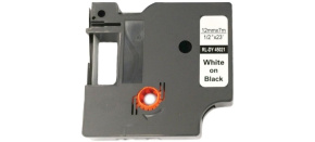 Xerox kompatibilní páska s DYMO, 45021, S0720610,12mm x 7m, bílý tisk / černý podklad, D1 - ALLPRINT