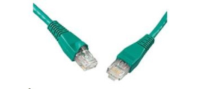 Solarix Patch kabel CAT5E UTP PVC 15m zelený snag-proof C5E-114GR-15MB