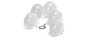 Solight bezpečnostní zátka - sada 5ks+1 klíček