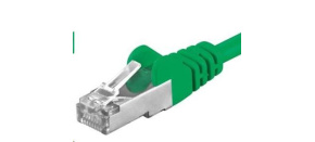 PREMIUMCORD Patch kabel CAT6a S-FTP, RJ45-RJ45, AWG 26/7 0,25m zelená PREMIUMCORD Patch kabel CAT6a S-FTP, RJ45-RJ45, AWG 26/7 0,25m zelená