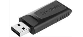 VERBATIM Flash Disk 128GB Store 'n' Go Slider, černá VERBATIM Flash Disk 128GB Store 'n' Go Slider, černá