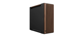 ASUS case PROART PA602 WALNUT WOOD MODERN METAL, Mid Tower, černá