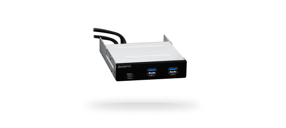 CHIEFTEC MUB-3003C, čelní panel s 1x USB Type-C a 2x USB Type-A