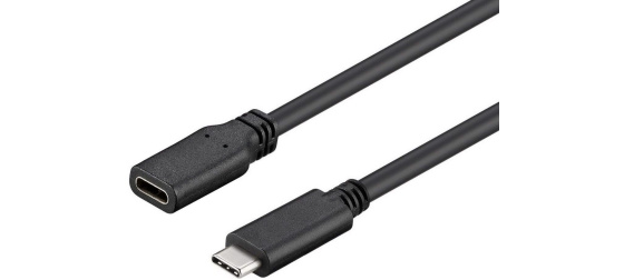 PREMIUMCORD USB- C prodlužovací kabel (USB 3.1 generation 1), C/M - C/F, 2m