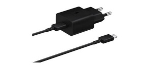 Samsung cestovní nabíječka EP-T1510XBE, PD, 15W, kabel USB-C, černá