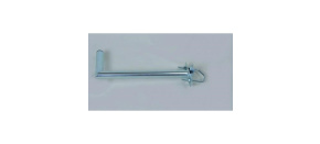 Držák antény na balkón s vinklem, galvanický zinek, délka 50cm Držák antény na balkón s vinklem, galvanický zinek, délka 50cm