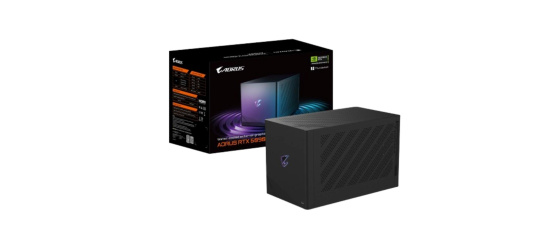 GIGABYTE VGA NVIDIA GeForce RTX 5090 AORUS AI BOX 32G, 32G GDDR7, 3xDP, 1xHDMI