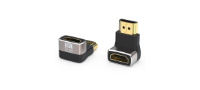 PREMIUMCORD Adaptér spojka 8K HDMI A - HDMI A, F/M, zahnutá 90°