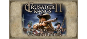 Crusader Kings II: Europa Universalis IV Converter (PC) klíč Steam Crusader Kings II: Europa Universalis IV Converter (PC) klíč Steam