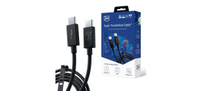 3mk datový kabel - Hyper ThunderBolt Cable 240W, černá