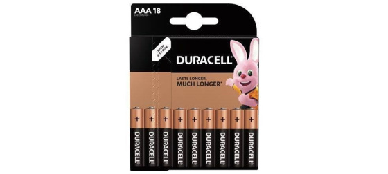Duracell Basic 2400 K18 AAA Duralock 18pack