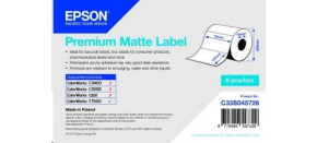 Epson label roll, normal paper, 76x127mm