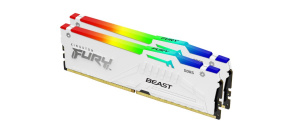 KINGSTON DIMM DDR5 64GB (Kit of 2) 5600MT/s CL40 FURY Beast Bílá RGB XMP KINGSTON DIMM DDR5 64GB (Kit of 2) 5600MT/s CL40 FURY Beast Bílá RGB XMP