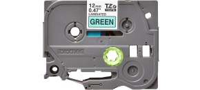 BROTHER TZE731 - kazeta TZ šířky 12mm, laminovaná TZE-731, zelená/černé písmo