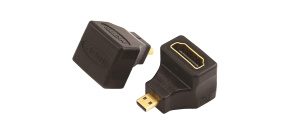 PremiumCord adaptér Micro HDMI Male na HDMI Female zahnutý do pravého úhlu 90° PremiumCord adaptér Micro HDMI Male na HDMI Female zahnutý do pravého úhlu 90°