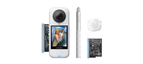 Insta360 X4 Air Starter Bundle akční kamera, Bílá, 8K / 30fps, 4K/ až 60fps, 6osý gyroskop, 360°, Active HDR, vodotěsná