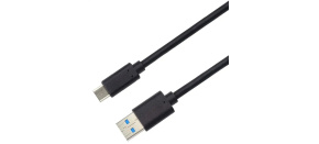 PremiumCord kabel USB-C - USB 3.0 A (USB 3.2 generation 2, 3A, 10Gbit/s) 1m