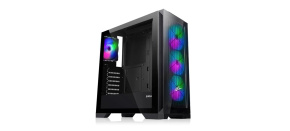 EVOLVEO Ptero Q2G, skříň ATX, 4x ARGB ventilátor, čelní+boční panel sklo, černá EVOLVEO Ptero Q2G, skříň ATX, 4x ARGB ventilátor, čelní+boční panel sklo, černá