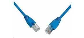 Solarix Patch kabel CAT5E SFTP PVC 10m modrý snag-proof C5E-315BU-10MB