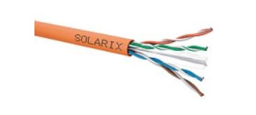 Instalační kabel Solarix UTP, Cat6, drát, LSOHFR, cívka 500m SXKD-6-UTP-LSOHFR-B2ca