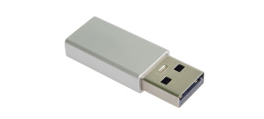 PremiumCord Adaptér USB-C na USB-A 2.0, stříbrná