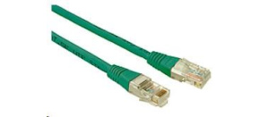 Solarix Patch kabel CAT5E UTP PVC 1m zelený non-snag-proof C5E-155GR-1MB