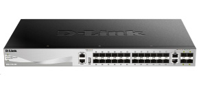 D-Link DGS-3130-30S/SI L3 Stackable Managed Gigabit Switch, 24x SFP, 2x 10GBASE-T, 4x SFP+