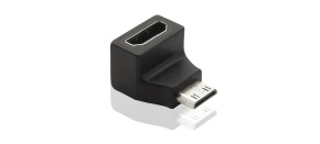 PremiumCord adaptér Mini HDMI C - HDMI (M/F), zahnutý 90° PremiumCord adaptér Mini HDMI C - HDMI (M/F), zahnutý 90°