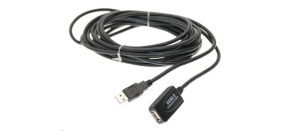 PREMIUMCORD USB 2.0 repeater a prodlužovací kabel A/M-A/F 5m