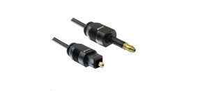 PREMIUMCORD Kabel 3,5mm mini Toslink - Toslink, OD:2.2mm, délka 1m