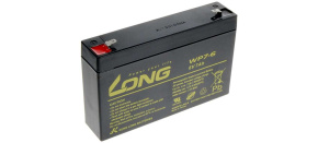 Long 6V 7Ah olověný akumulátor F1 Long 6V 7Ah olověný akumulátor F1