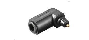 PREMIUMCORD TOS optická redukce zahnutá 90° TOS(M) - TOS(F) PREMIUMCORD TOS optická redukce zahnutá 90° TOS(M) - TOS(F)