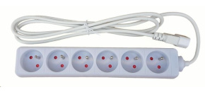 Prodlužovací přívod 6x230V pro UPS (IEC320-C14), 2m