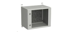 Solarix rozvaděč nástěnný venkovní LC-20 9U 600x600mm, dveře sklo, LC-20-9U-66-11-G