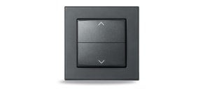 Homematic IP  Kryt kolébkového vypínače - se symboly, antracit - HmIP-BRA-A