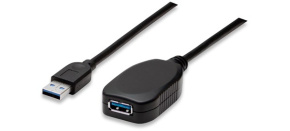 MANHATTAN Kabel USB 3.0 A-A prodlužovací 5m (černý) MANHATTAN Kabel USB 3.0 A-A prodlužovací 5m (černý)